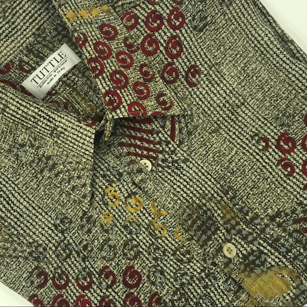 Tuttle Men’s LS Casual Shirt. Made in Italy.